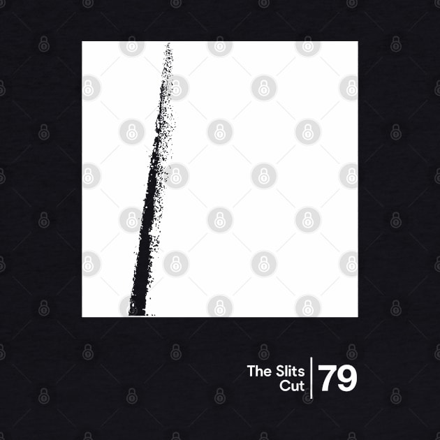 The Slits Cut / Minimalist Graphic Design Fan Artwork by saudade